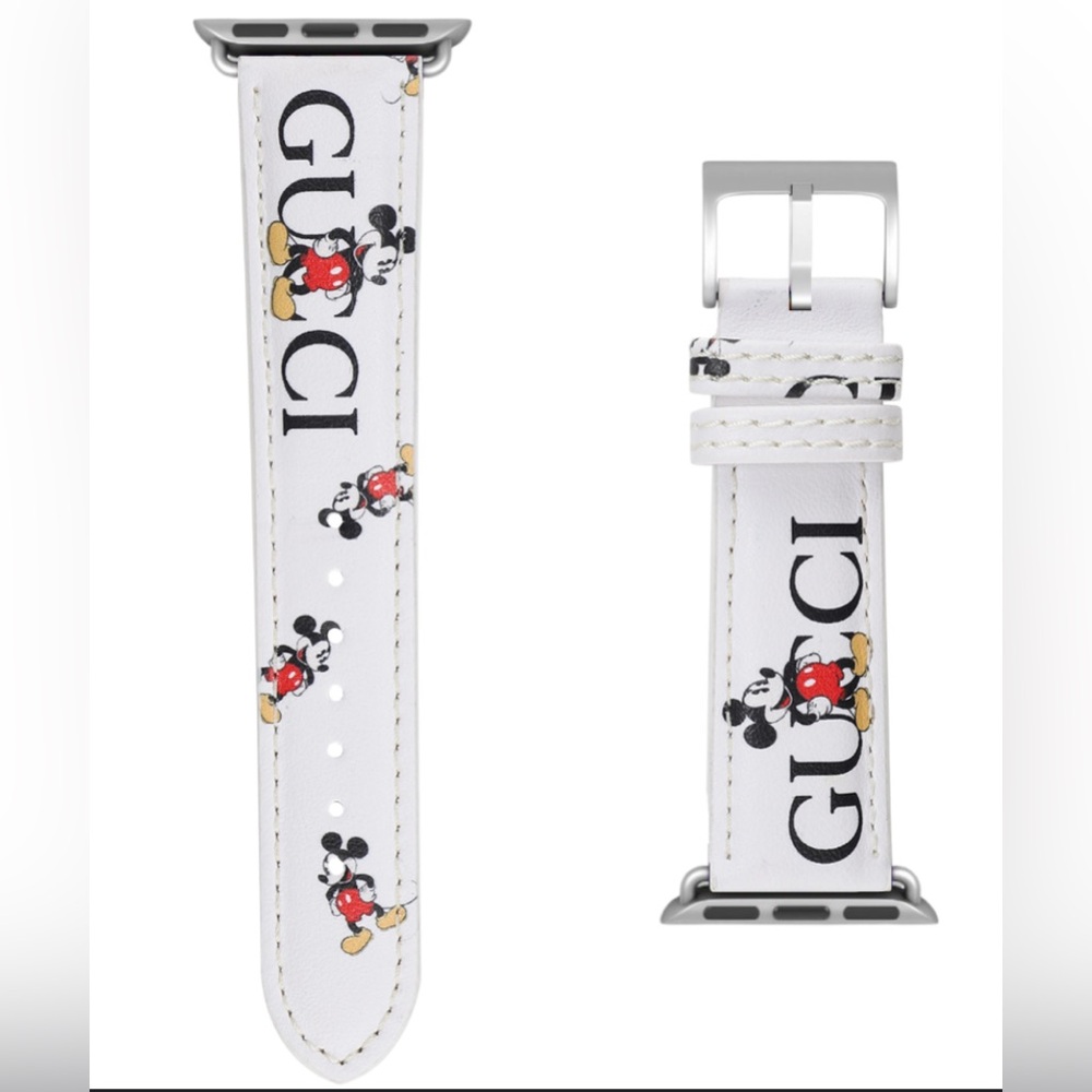 White Mickey Mouse Watch Strap